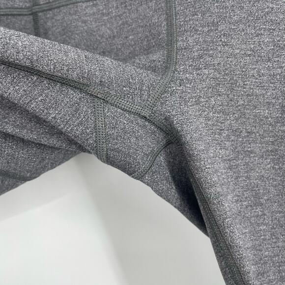 Lululemon Pace Rival Crop 22" Leggings Heathered Black Size 4 - Picture 10 of 11